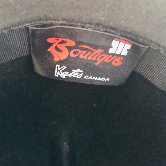 Vintage wool felted hat with feather - Picture 8 of 11